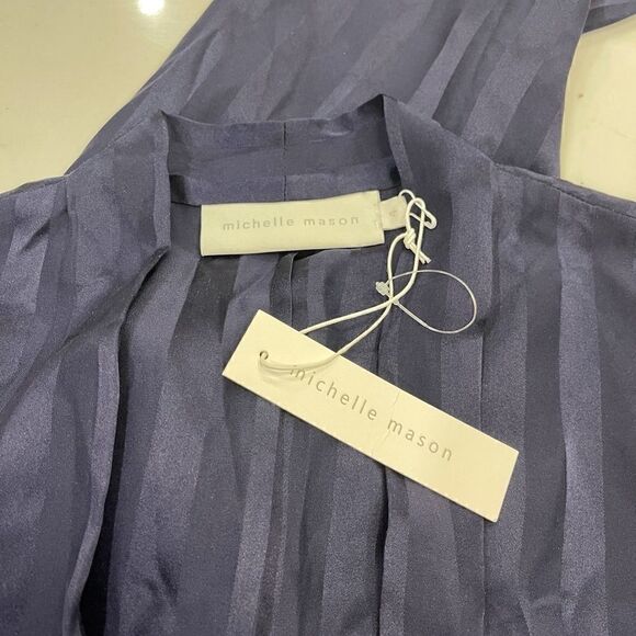 NWT Michelle Mason Silk Maxi Kimono Sleeve Dress - Picture 5 of 6